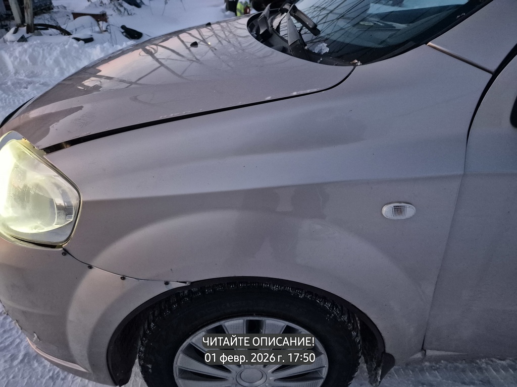 Chevrolet Aveo I (2003—2008) для Крыло переднее левое