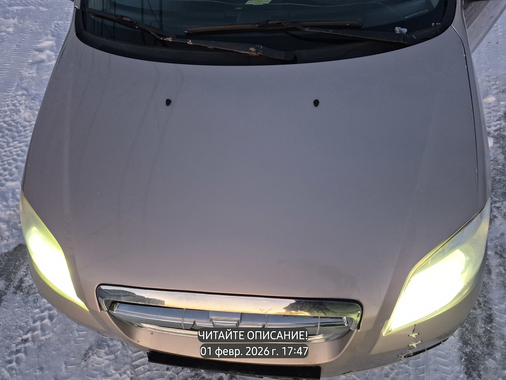 Chevrolet Aveo I (2003—2008) для Капот