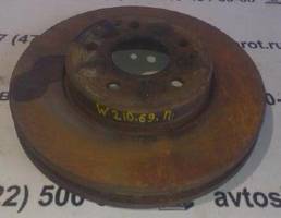 Диск тормозной вентилируемый передний для Mercedes-Benz E-класс W210/S210 рестайлинг (1999—2003)  запчасти бу