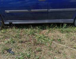 Накладка на порог наружний км-т для Opel Astra G (1998—2009)  запчасти бу