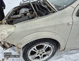 Крыло переднее левое для Opel Astra H (2004—2007)  запчасти бу