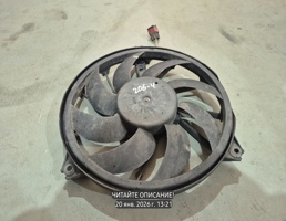 Вентилятор радиатора ДВС для Peugeot 206 I (1998—2012)  запчасти бу