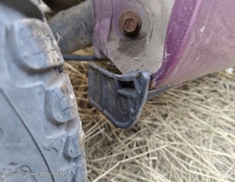 Брызговик задний пара для Peugeot 107 I рестайлинг (2009—2012)  запчасти бу