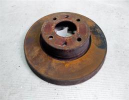 Диск тормозной не вентилируемый передний для Peugeot 206 I (1998—2012)  запчасти бу