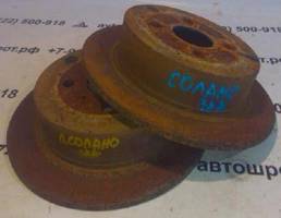 Диск тормозной задний для Lifan Solano 620 (2008—2015)  запчасти бу