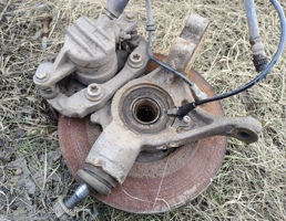 Кулак поворотный передний правый для Peugeot 307 3C (2001—2005)  запчасти бу