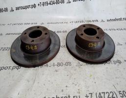 Диск тормозной не вентилируемый передний для Audi 100 C3 (1982—1988)  запчасти бу