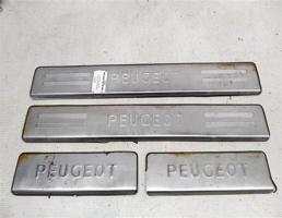 Накладка на порог наружний надпись для Peugeot 206 I (1998—2012)  запчасти бу