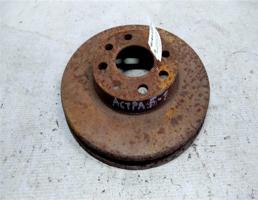 Диск тормозной вентилируемый передний для Opel Astra F (1991—2005)  запчасти бу