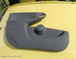 Обшивка двери передней левой для Peugeot 107 I рестайлинг (2009—2012)  запчасти бу