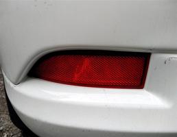 Отражатель в бампер задний левый для Renault Logan 2 14г>  запчасти бу