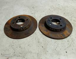 Диск тормозной не вентилируемый передний пара для VOLKSWAGEN Passat B3 (1988—1993)  запчасти бу