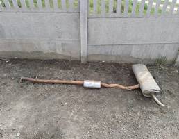 Глушитель основной задняя бочка для Nissan Qashqai I (2006—2010)  запчасти бу