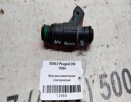 Форсунка инжекторная эл для Peugeot 206 I (1998—2012)  запчасти бу