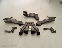 Воздуховод корпуса печки для Land Rover Defender I рестайлинг (2007—2016)  запчасти бу