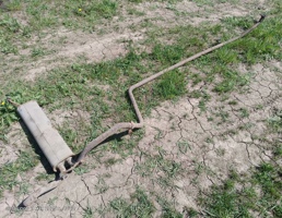 Глушитель в сборе для Peugeot 107 I рестайлинг (2009—2012)  запчасти бу