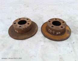 Диск тормозной задний пара для Audi A6 C5 (1997—2001)  запчасти бу