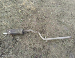 Глушитель основной задняя бочка для Skoda Rapid I (2012—2017)  запчасти бу