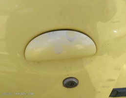 Ручка двери наружная передней левой для Peugeot 107 I рестайлинг (2009—2012)  запчасти бу