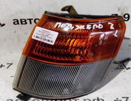 Указатель поворота левый желтый для Mitsubishi Pajero II (1991—1997)  запчасти бу