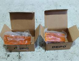 Указатель поворота в бампер желтый км-т для VOLKSWAGEN Jetta II (1984—1992)  запчасти бу