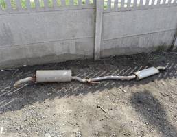 Глушитель резонатор+задняя бочка для BMW 5 серия E34 (1988—1996)  запчасти бу