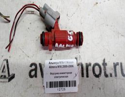 Форсунка инжекторная эл для Nissan Almera N16 рестайлинг (2002—2006)  запчасти бу