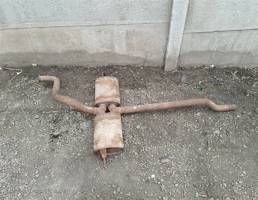 Глушитель резонатор средняя часть для Audi A6 C4 (1994—1997)  запчасти бу