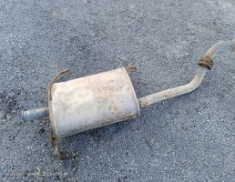 Глушитель основной задняя бочка для Nissan Sunny B14 (1994—1999)  запчасти бу