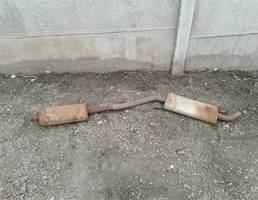 Глушитель резонатор средняя часть для Audi 100 C3 (1982—1988)  запчасти бу