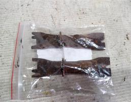 Планка разводки колодок задняя правая для Mitsubishi Galant VI (1987—1992)  запчасти бу