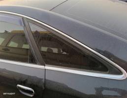 Стекло кузовное глухое левое для Audi A6 C6 (2004—2008)  запчасти бу