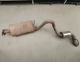 Глушитель резонатор+задняя бочка для Land Rover Defender I рестайлинг (2007—2016)  запчасти бу