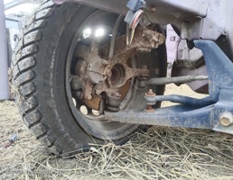 Кулак поворотный передний правый для Peugeot 107 I рестайлинг (2009—2012)  запчасти бу