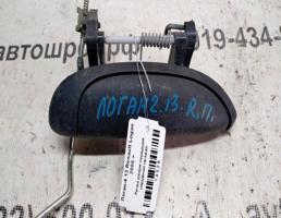 Ручка двери наружная передней правой для Renault Logan I рестайлинг (2009—2015)  запчасти бу