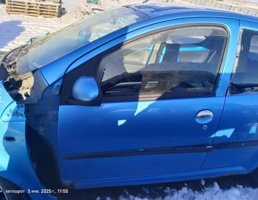 Дверь передняя левая для Peugeot 107 05-14г  запчасти бу